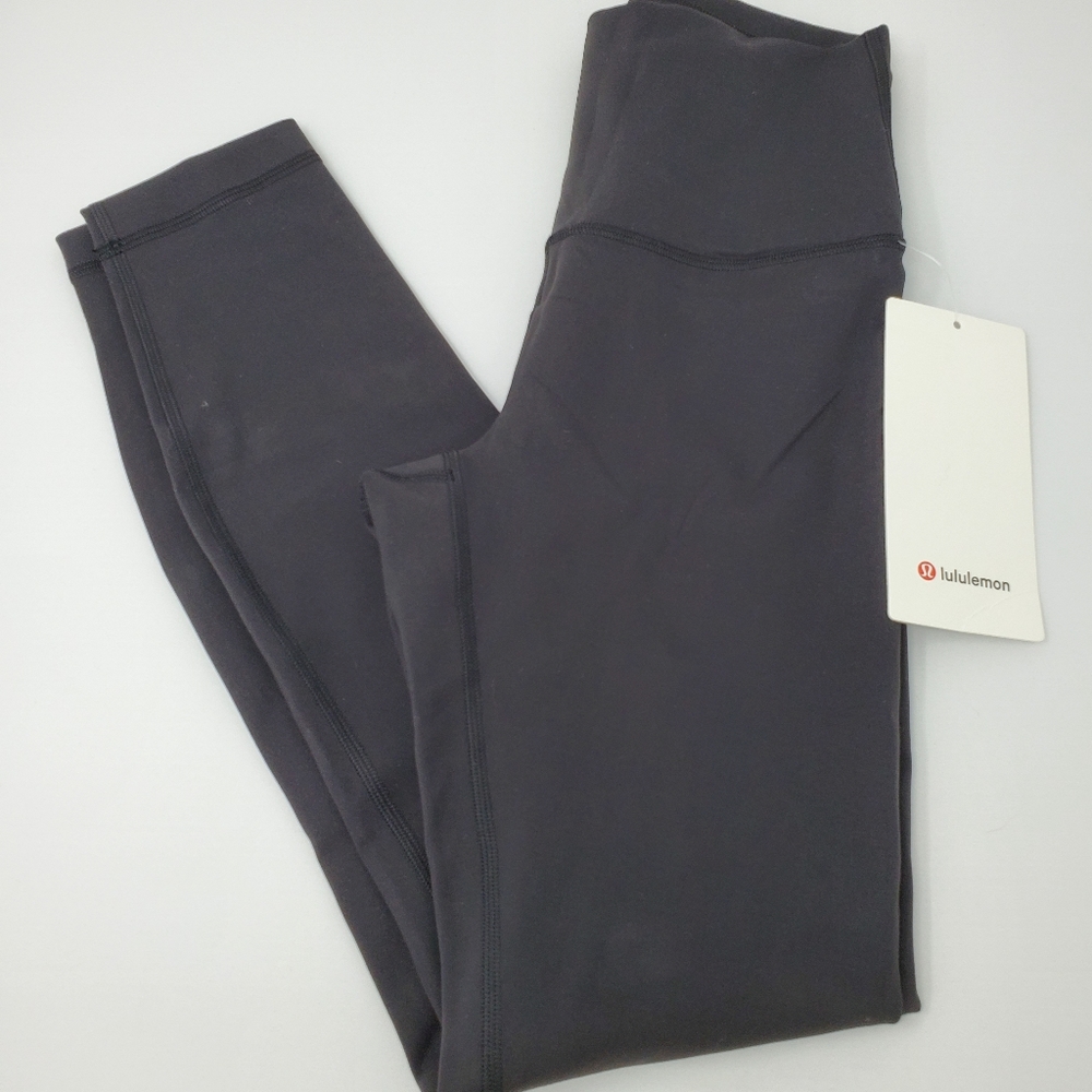 [ NWT ] Size 4 black lululemon wunder train hr tight 25" leggings